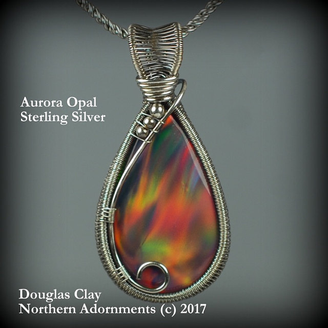 Synthetischer Opal (Imprägniert) - Aurora Opal