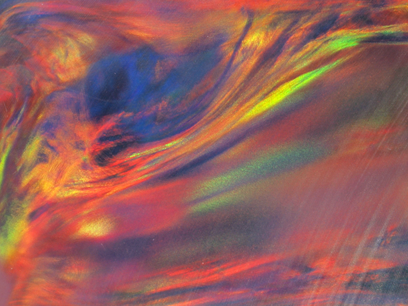 Aurora Opal, Synthetische Opale (Opalimitation), Polymerimprägniert