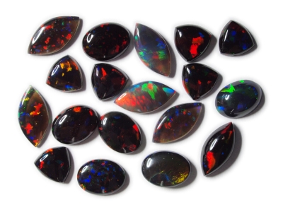 Synthetische Schwarzopale, Gilson Opal Synthetischer Opal - Gilson-Opal