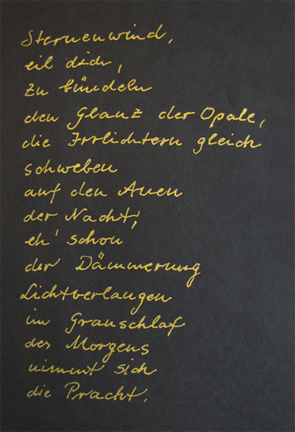 Opalgedicht - M. Goldberg Opal - Gedicht