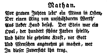 Opal bei Lessing (Nathan der Weise) Opal - Nathan der Weise